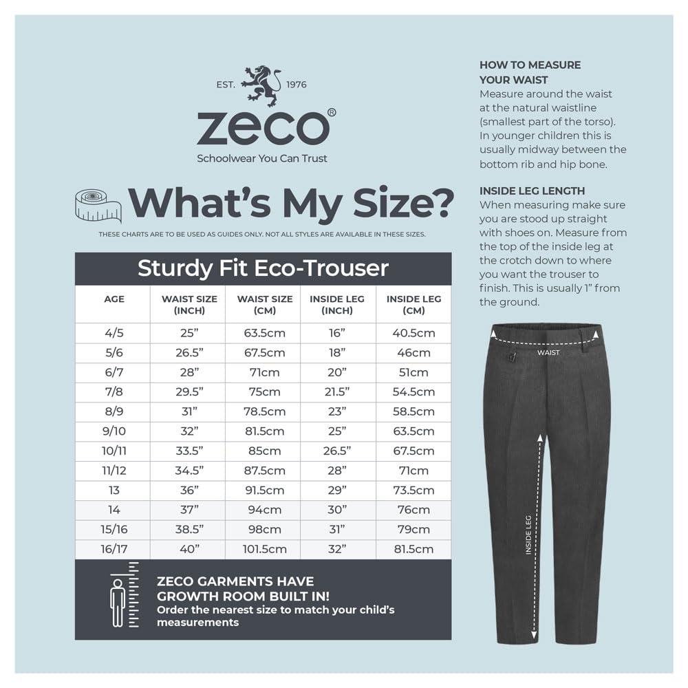 Zeco - Pantalones de entrenamiento para niños (edades de 5 a 13 años)