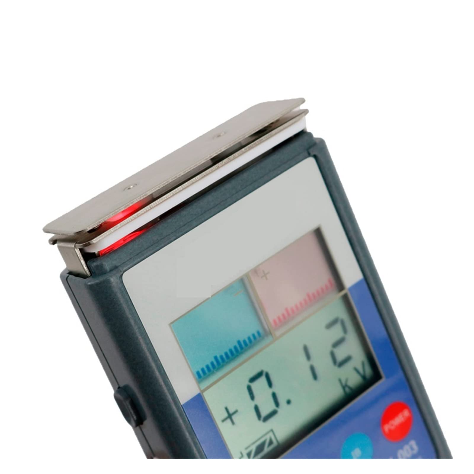 Urządzenie do pomiaru terenu FMX-003 ręczny tester elektrostatyczny Fieldmeter zakres pomiarowy od 0 do (+/-) 1.49KV cyfrowy miernik pola testowego ESD Planista obszaru