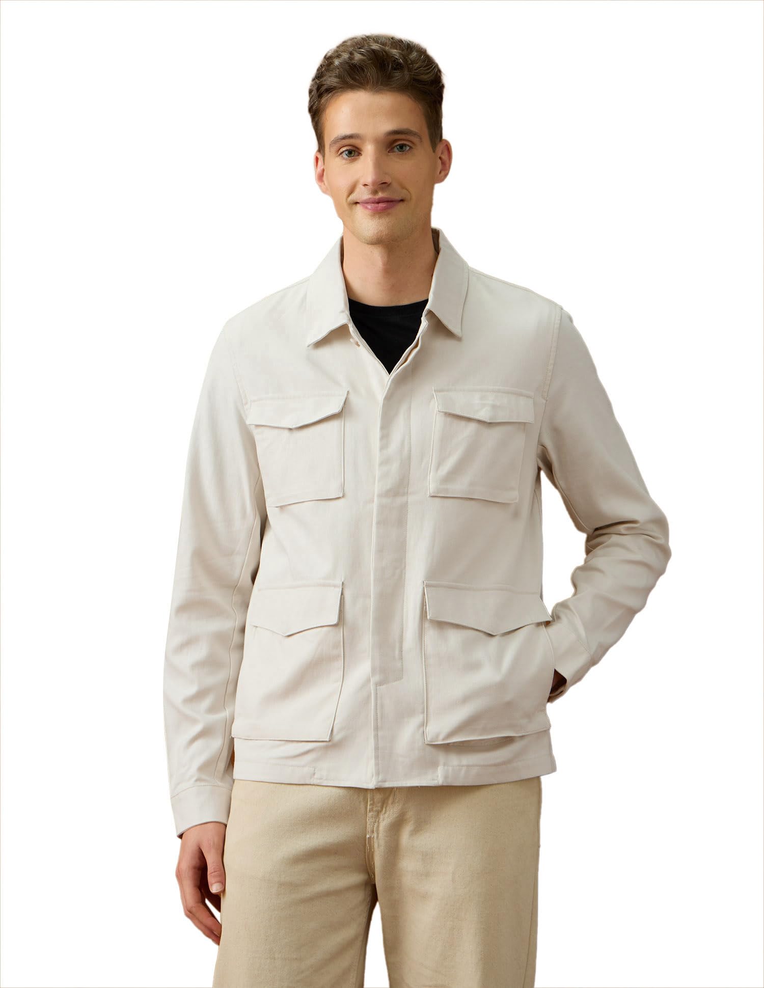 u.s. polo assn. U.s.polo association men's solid equestrian aisle theater jacket-picture-35