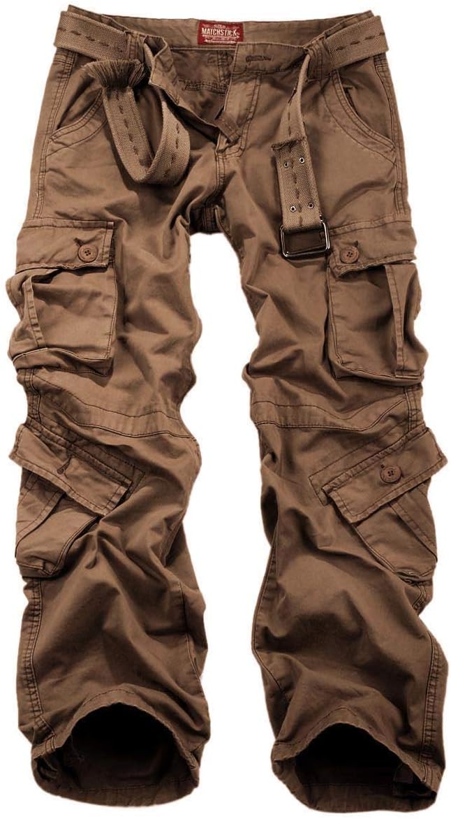 Match Men's Wild Cargo Pants 40 6064 Khaki