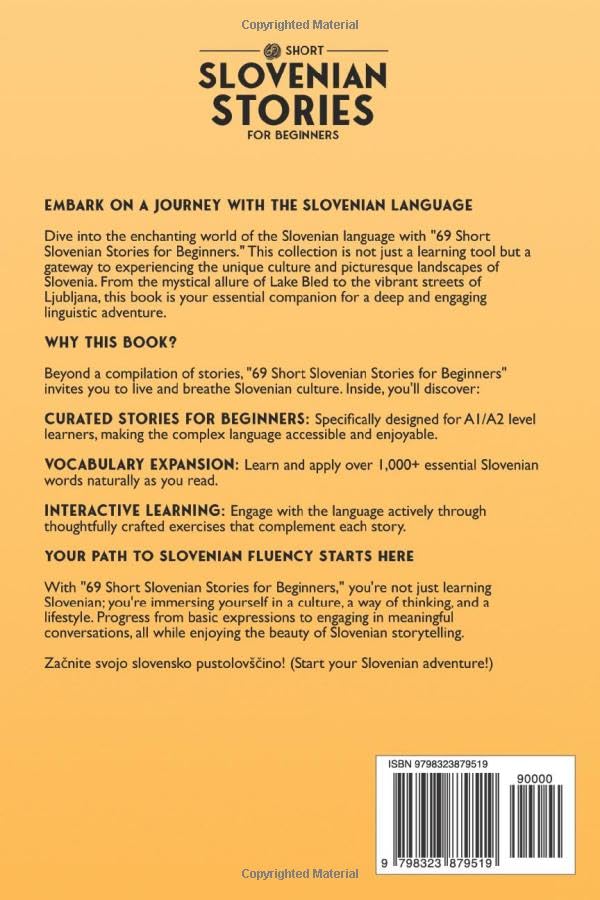 69 Short Slovenian Stories for Beginners: Dive Into Slovenian Culture, Expand Your Vocabulary, and Master Basics the Fun Way! (Slovenian Through Stories: A Cultural Journey) - Image 2
