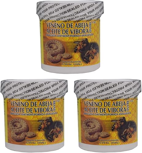 Veneno De Abeja Aceite De Vibora 5 onzas paquete de 3 The Original