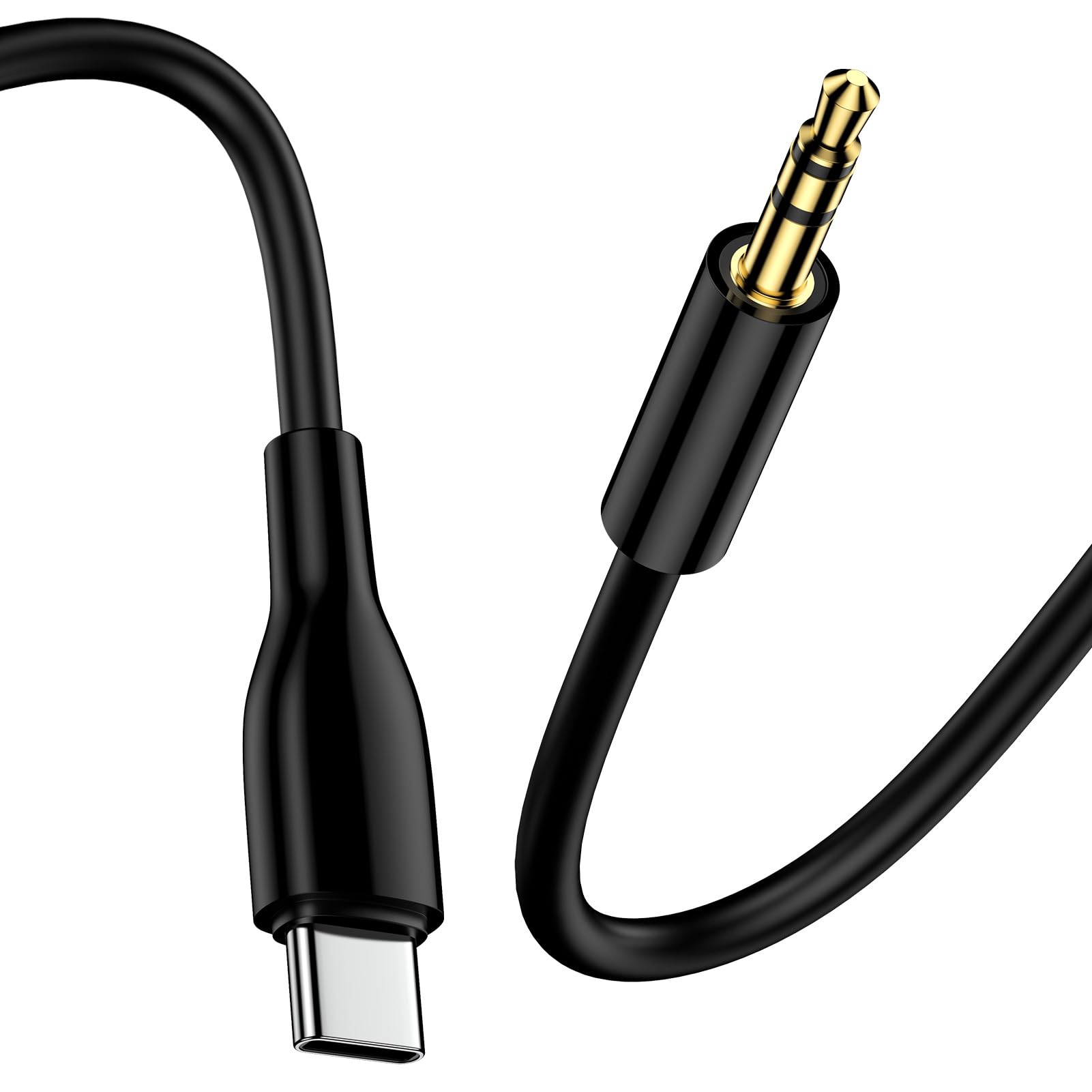 USB C to 3.5mm Samsung Audio Aux Jack Cable 3ft Type C to 3.5mm Headphone Jack Car Stereo Cord for Galaxy S25 Ultra S25 Edge Plus A17 A16 5G A35 S24