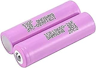 Pre-Charged Batteries 2 Pack 3.7V 2600Mah Large Capacity Ba 30A Discharge Batteries for Flashlight, Doorbells, S, Cars R