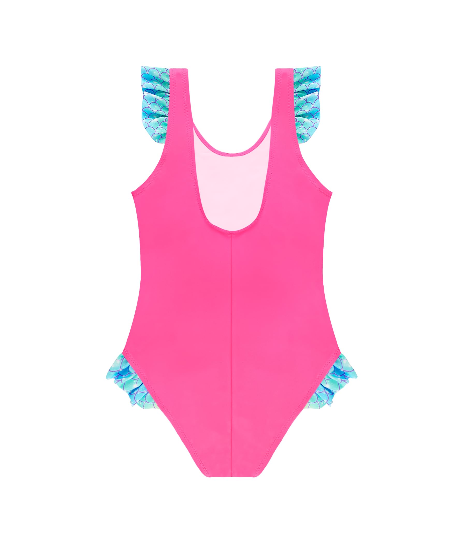 Traje de Baño para Niñas Bañador de Una Pieza con Volantes Traje de Baño Unicornio Ropa de Playa para Niñas de 2 a 14 Años