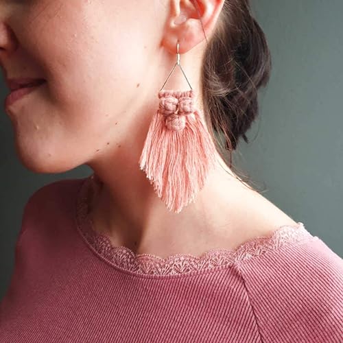 Miniatura 2 de Bobbiny Cordón de macramé de una sola capa para bebé de 0.059 in (natural) 108 yardas330 pies (100% algodón reciclado)