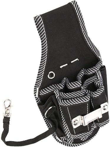 Miniatura 8 de Bolsillo organizador de herramientas, bolsa de cintura para herramientas de electricista, bolsa de herramientas, con múltiples mangas separadas,