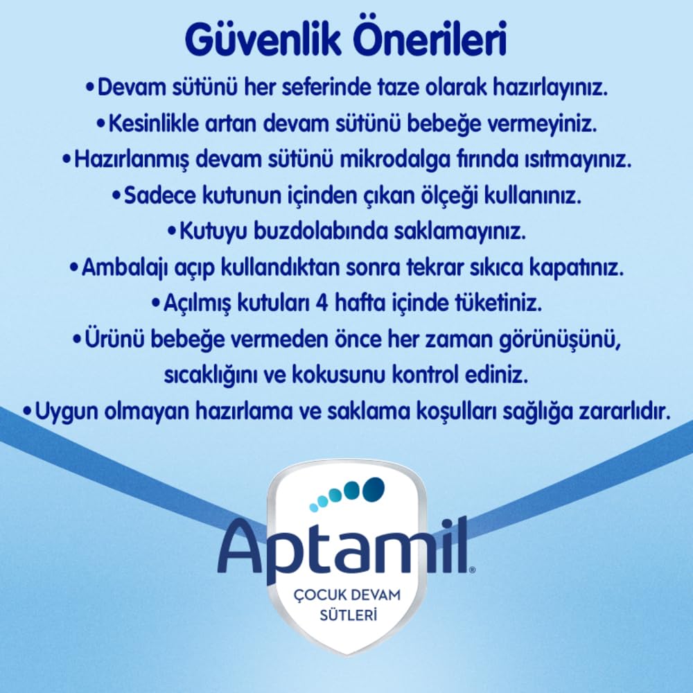 Aptamil 2 Prebiyotikli Devam Sütü 800 x 2 Adet 1600 Gr