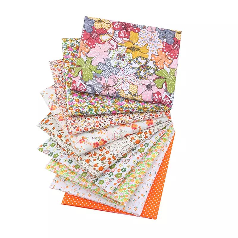 Lot De Coupons De Tissu Pour Loisirs Créatifs - Multicolore, Coton, Motifs Variés, Neuf