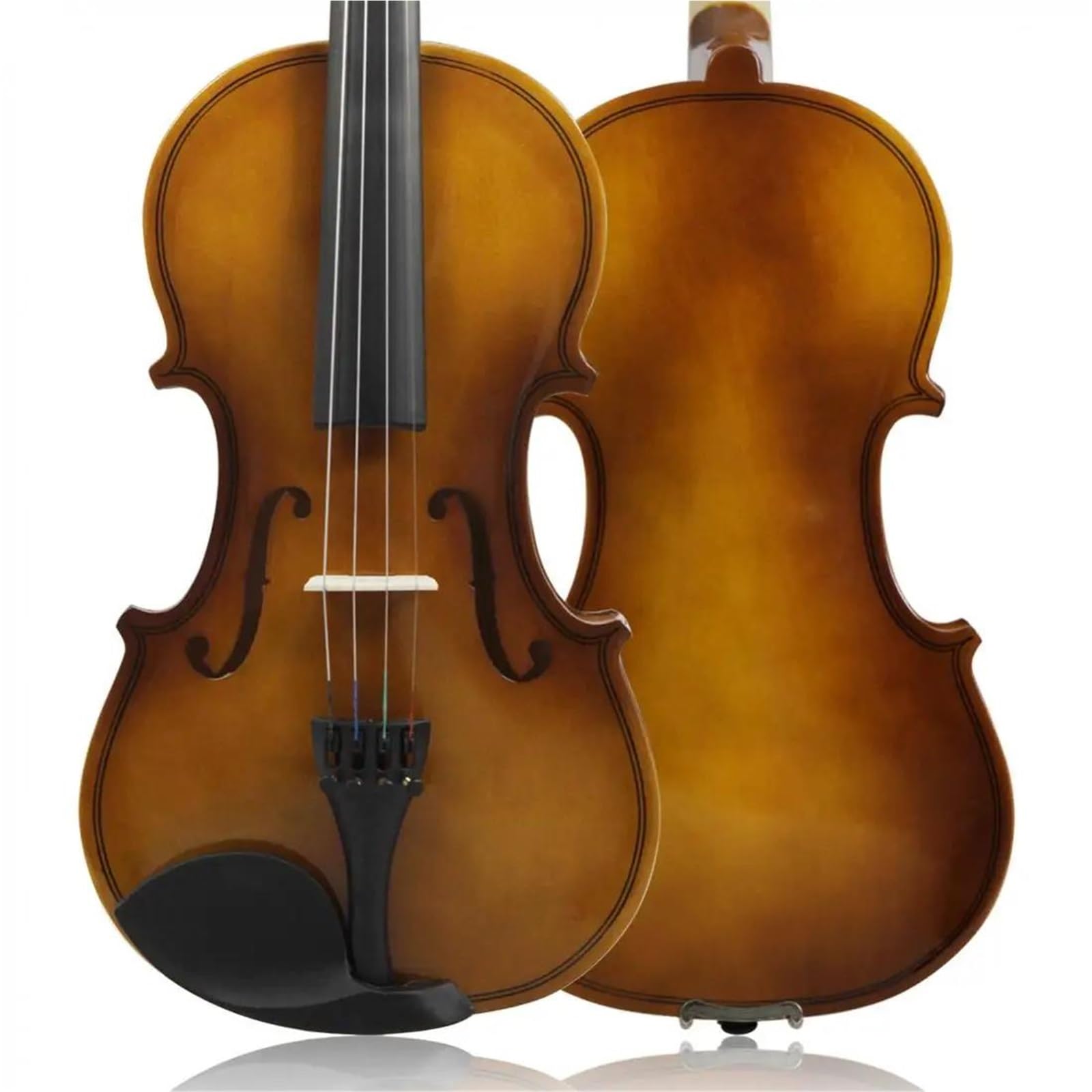 Violino Acustico 4/4 In Stile Retrò Per Principianti Di Violino Con Custodia/archetto