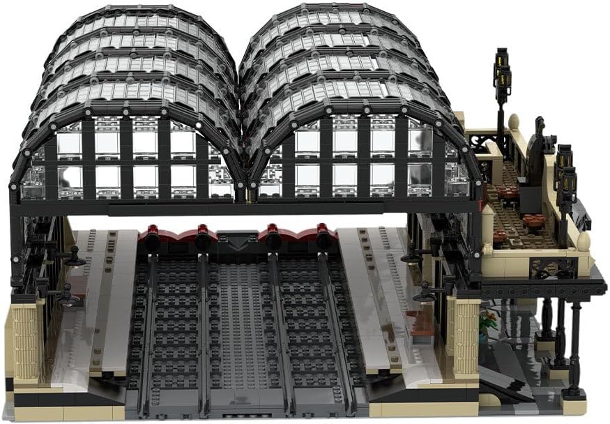 Architecture Building Set, 2572Pcs Station Model Building Blocks Set MOC Architectural Toys Creative Ornament for Teen Adult, V164VTS38OPB31R8RZ