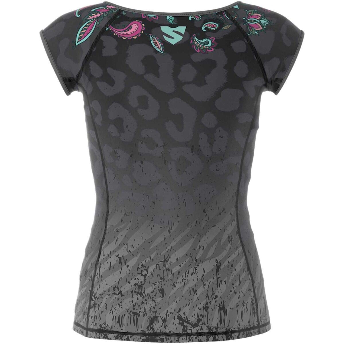 SMMASH Camicia Funzionale Camicia da Donna A Compressione Camicia Sportiva A Manica Corta Traspirante con Tecnologia Seconda Pelle Fitness Top Outdoor
