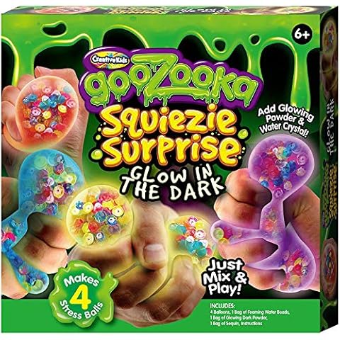 Online Street gooZooka Squiezie Surprise Kit Glitter Gush Balls Glow in the Dark Cover