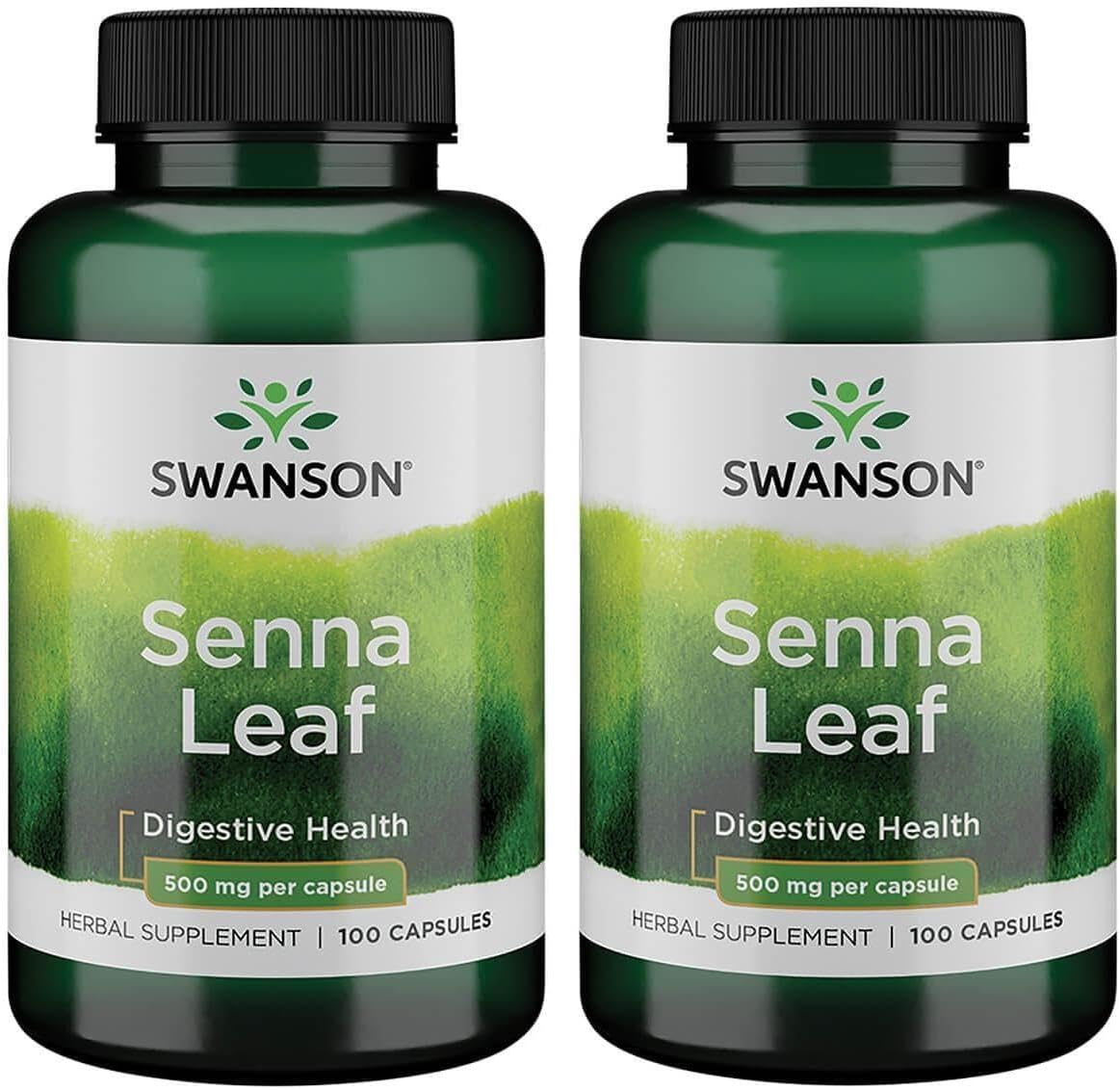 Swanson Senna Leaf 500 Milligrams 100 Capsules