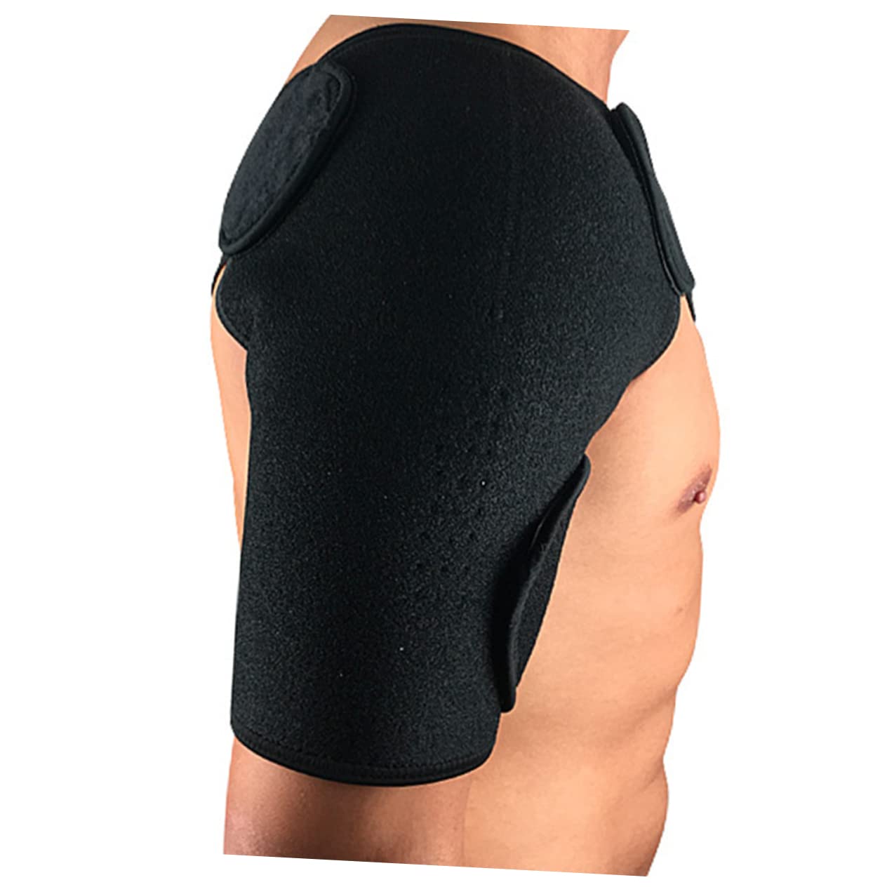 COLLBATH Shoulder Cuff Shoulder Support Brace Compression Sleeve Breathable Elastic Adjustable for Sports