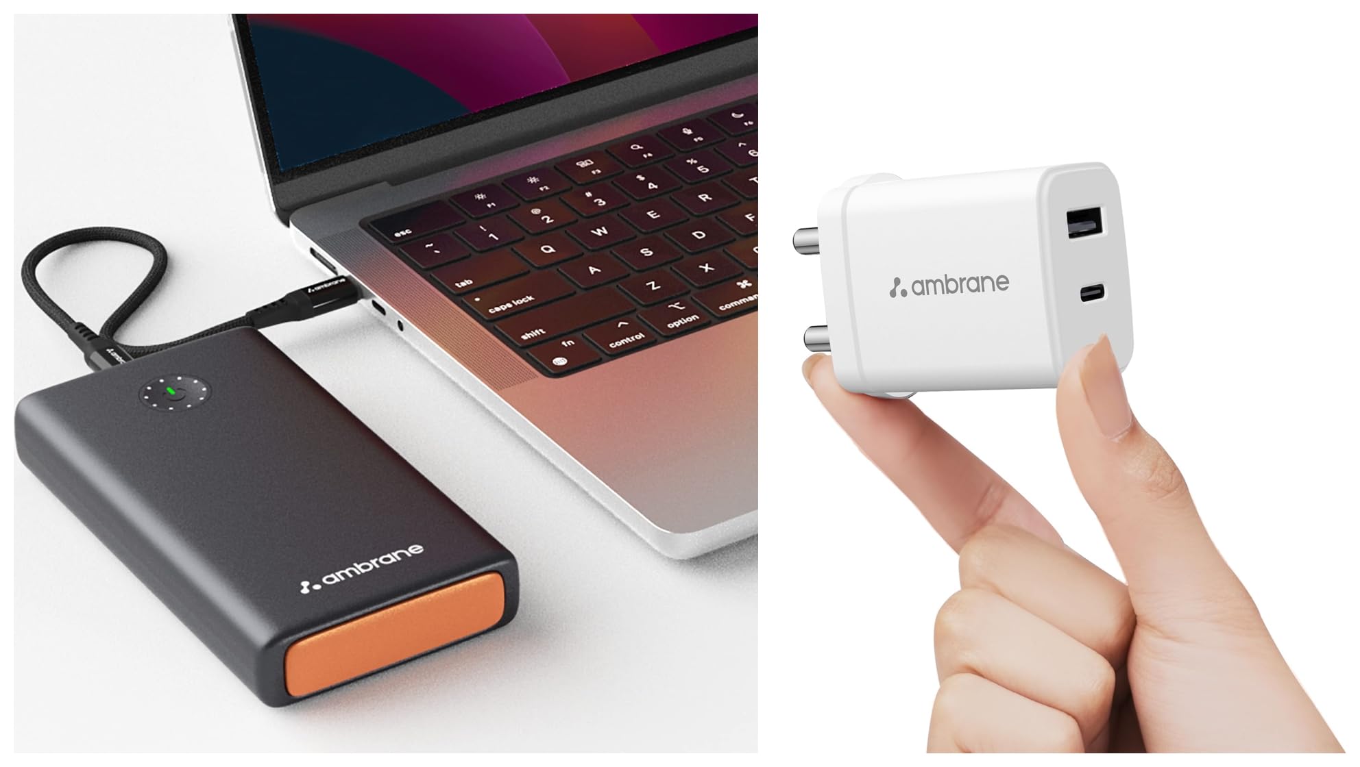 Ambrane 100W Fast Charging Powerbank for MacBook, Type C Laptop & Mobile Charging, 25,000mAh Battery with 30w Gan Charger-image-18