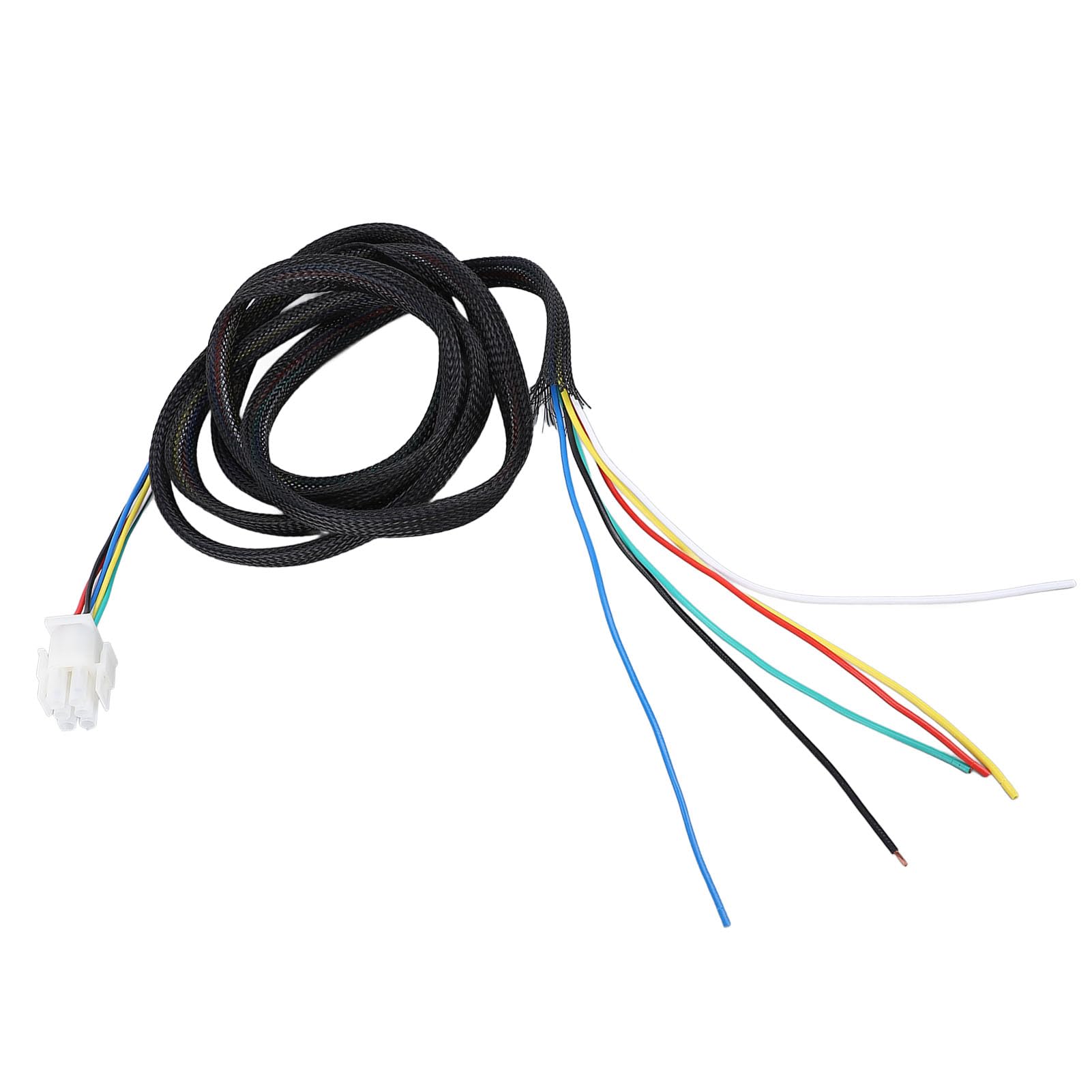 Qiilu Truck Cap Wiring Adapter 6 Pin Wiring Harness Tail Brake Light Dome Light 6 Wire Adapter Replacement for Leer Truck Topper with TAG Fuse Box