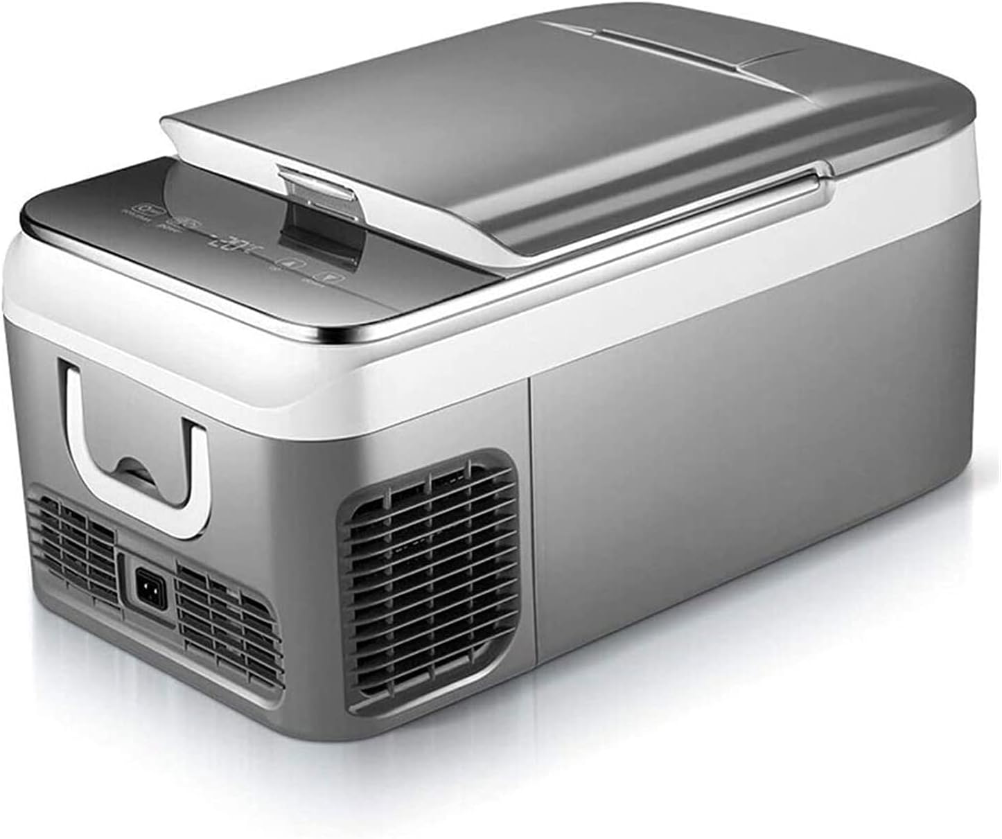 Portable 12V Car Cooler, (18L) Portable Car Freezer Refrigerator Fridge Electric Compressor (-7.6℉ to 50℉) for Vehicle RV Van Truck Boat Camping Road Trip Home Use 12/24V DC 100V AC