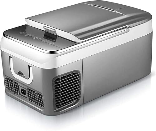 HHWKSJ Refrigerador portátil de 12 V para coche, (18 litros) portátil para congelador, refrigerador, refrigerador, compresor eléctrico (-7.6  a 50 )