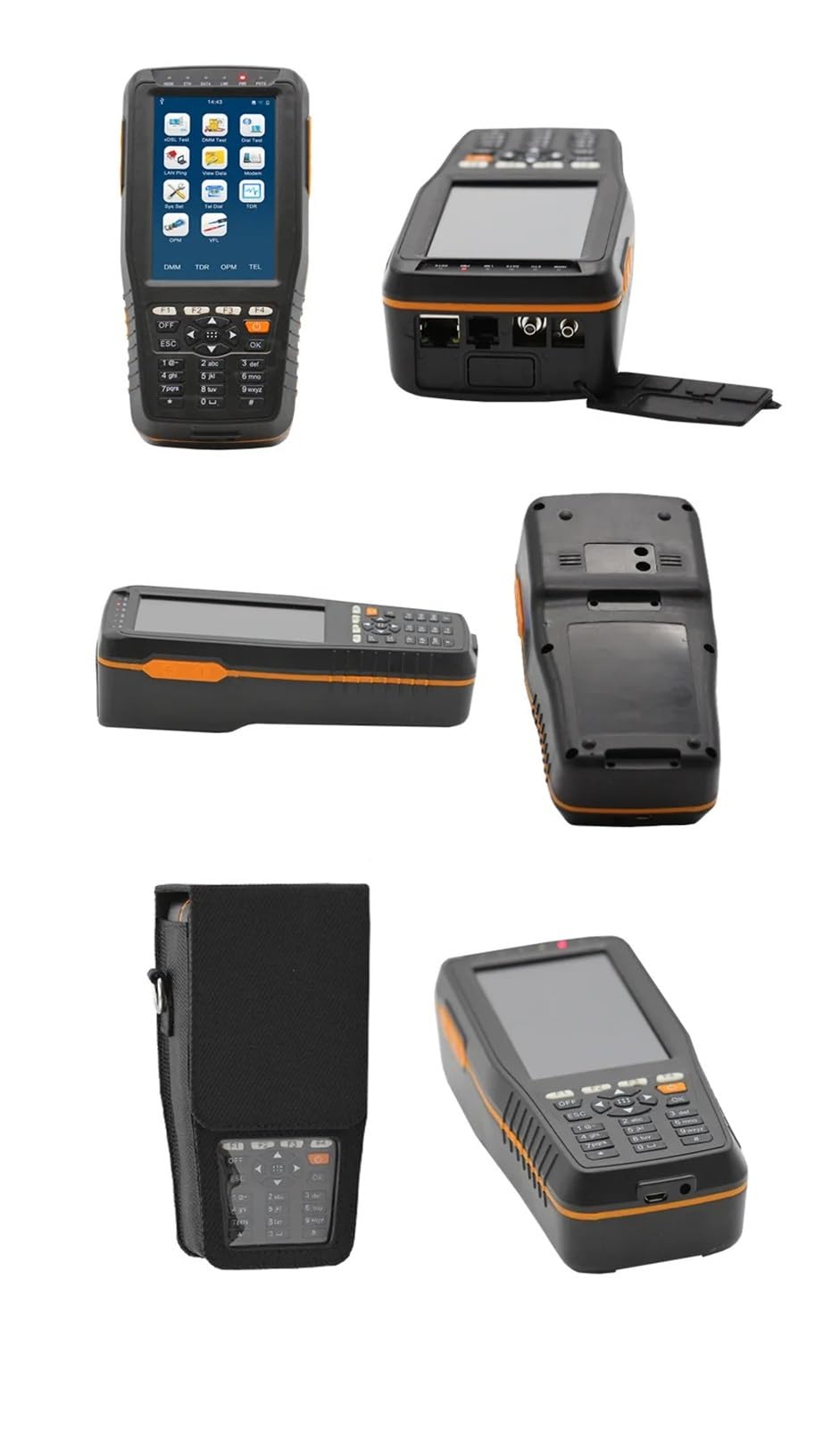 Palmare TM-600 VDSL ADSL OPM VFL TDR Tone Tracker Tester Line Test Equipment Tracker cavi con display digitale LCD Alta sensibilità, basso errore(TM-600OV VDSL)