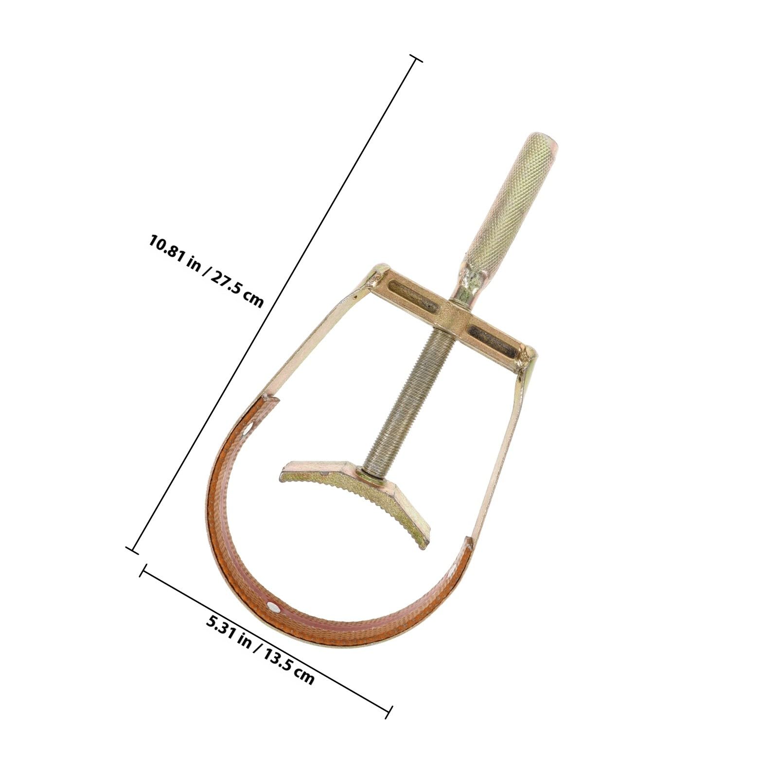 Baluue Chiave per Moto Dispositivo di Serraggio Puleggia Volano in Acciaio Compatto Supporto Volano Strumento per Riparazione Frizione e Bloccaggio Pignone per Manutenzione Motociclette