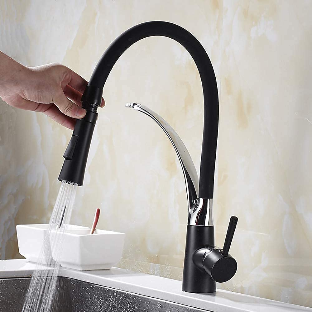 Rubinetti da Cucina per lavello ， Rubinetto in Ottone Verniciato Lavello da Cucina Rubinetto per lavello Bagno Rubinetto per Acqua Calda e Fredda Comfortable Anniversary