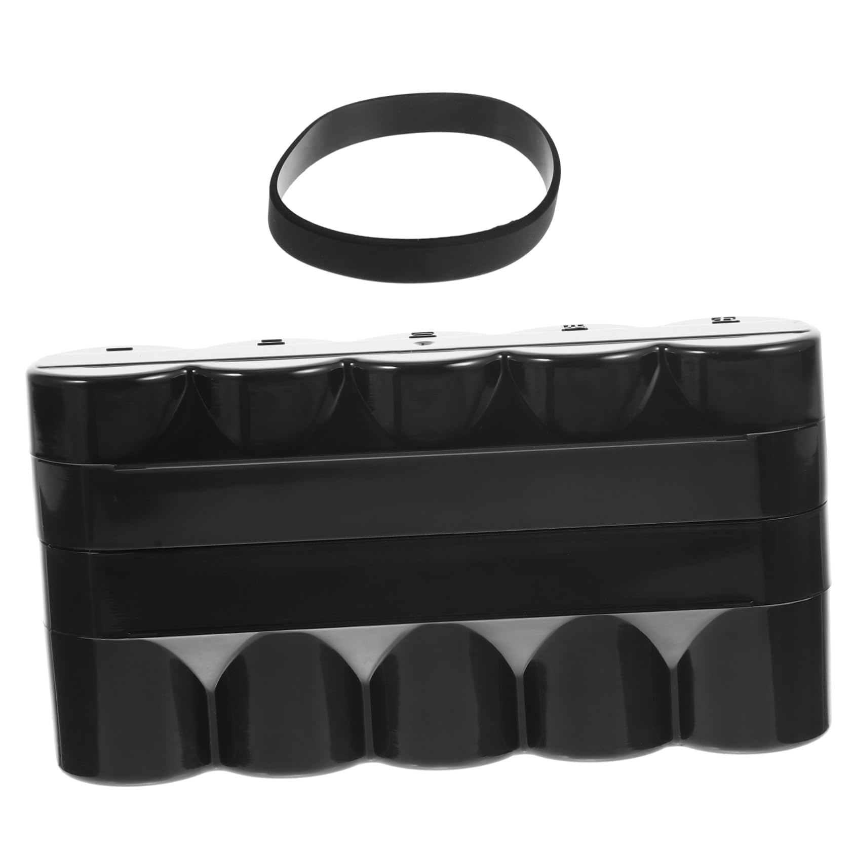 Estuche de película para 5 rollos en caja de almacenamiento de plástico resistente 8