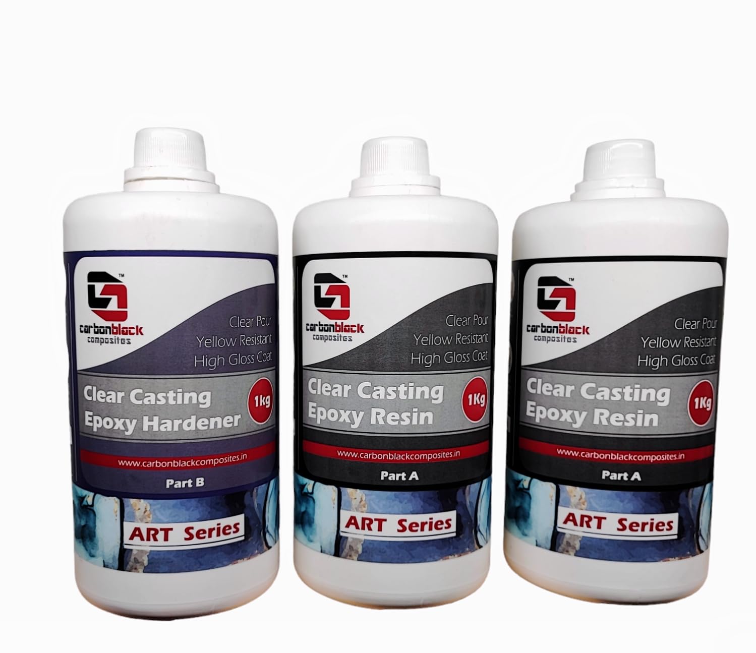 Clear epoxy art resin 3kg