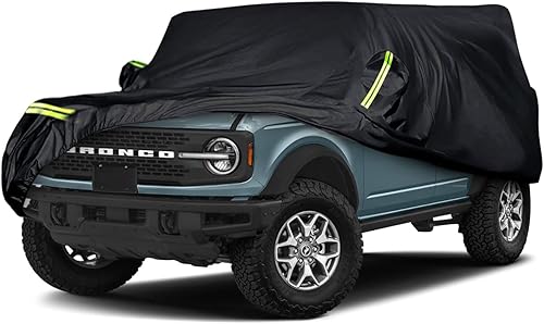 Fundas impermeables de repuesto para Ford Bronco 2021-2024 de 4 puertas, 6 capas para todo tipo de clima, cubierta de automóvil Bronco con puerta