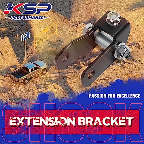 Image of KSP 2 inch-4 inch Front Shock Extenders Fit 1988-1999 Chevy GMC K1500 K2500 4WD, Shock Extension Kit for 1992-1999 Chevy GMC K1500 K2500 Suburban 4WD, Shock Extension Brackets Mount for Tahoe Yukon 4WD