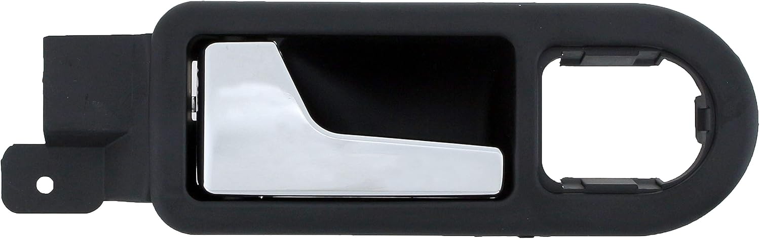 Dorman 96581 Front Driver Side Interior Door Handle Compatible with Select Volkswagen Models, Black; Chrome