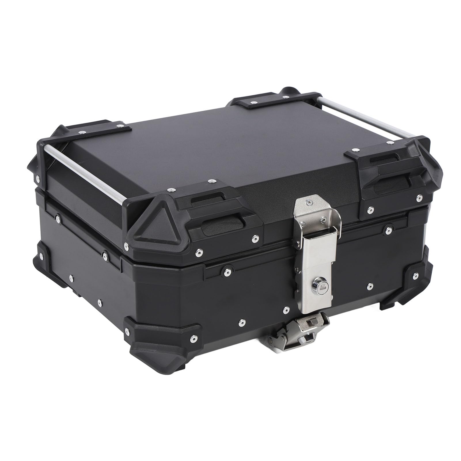 Fabater Kufer na Kufer Motocyklowy, Szybkozłączka ze Stopu Aluminium 25L, Wodoodporny Tylny Bagażnik, Skrzynka na Bagażnik Motocykla z blokadą Bezpieczeństwa, Wyjmowana Wkładka, do Przechowywania
