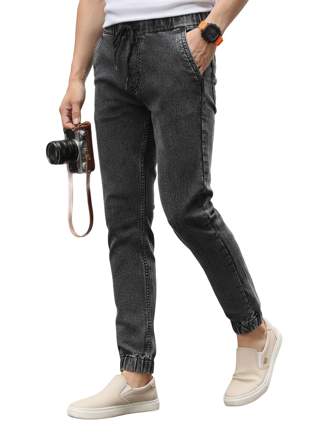 Men's Slim Fit Mid Rise Jeans