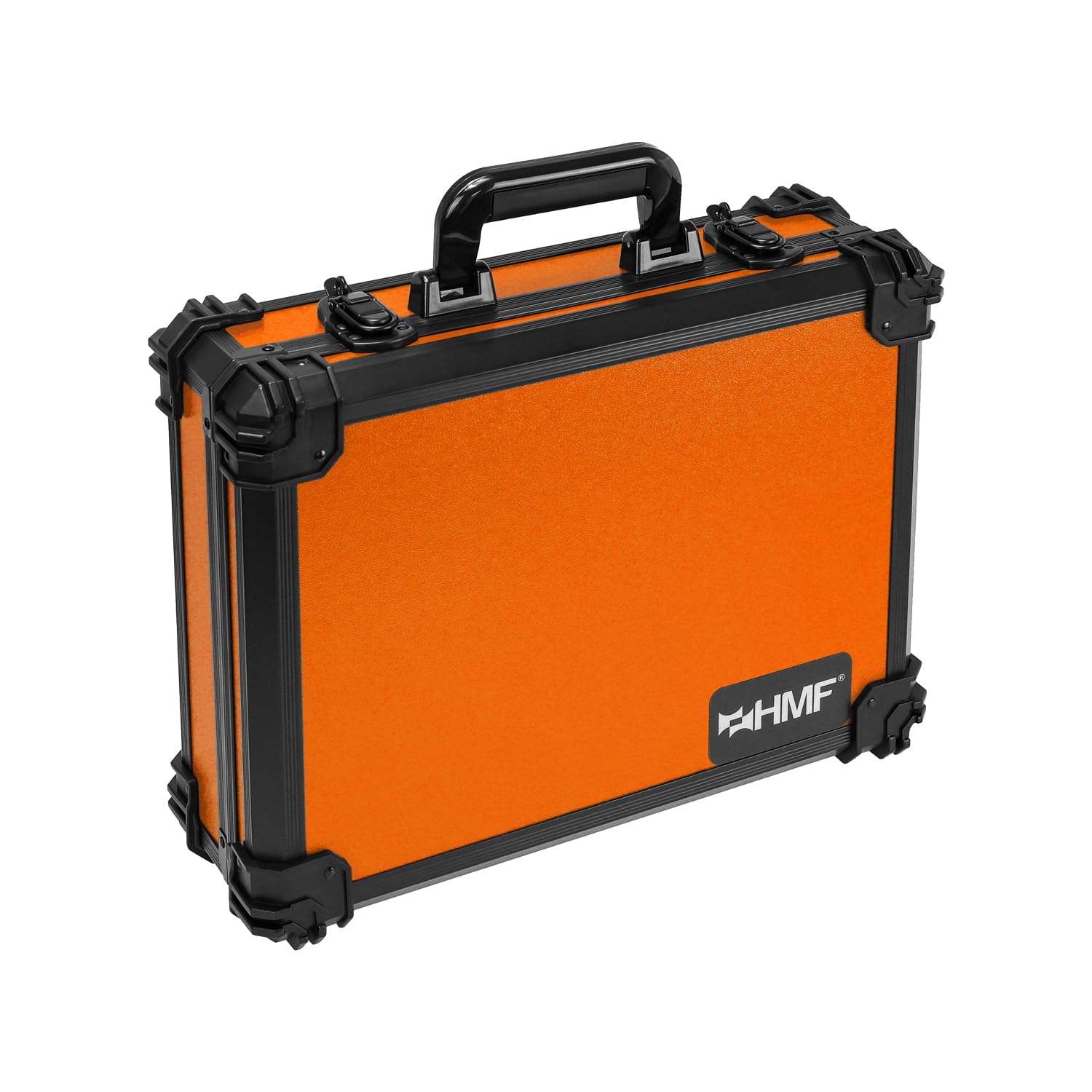 HMF 15502-18 Mallette de Transport avec Mousse alvéolée, Mallette Universelle | 39 x 29 x 12 cm | Orange