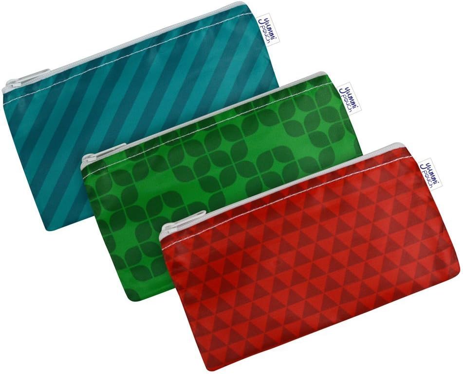 Cloth Snack Bags - Set of 3 - Yummi Pouch (Jewel)