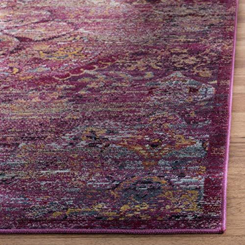 Tapete Decorativo Safavieh 4 x 6 Fucsia y Púrpura miniatura 4