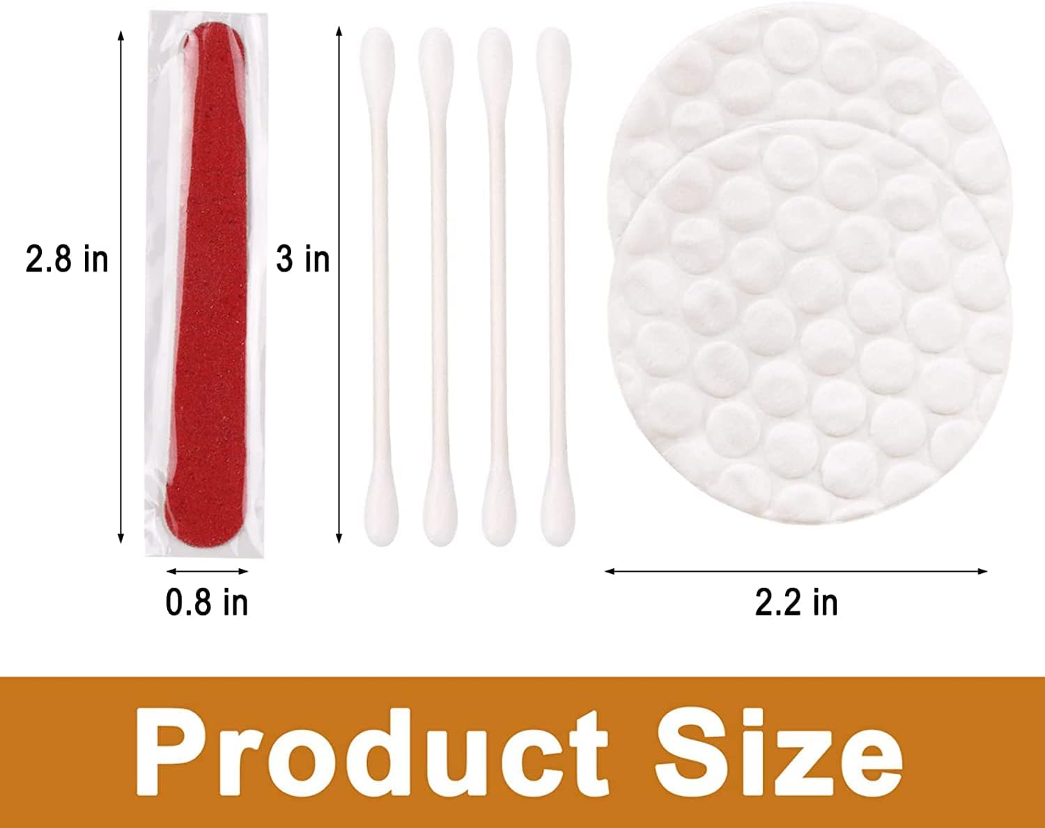 100 Pack Disposable Toothbrushes Bundle with 100 Pack Hotel Vanity Kit Cotton Swabs