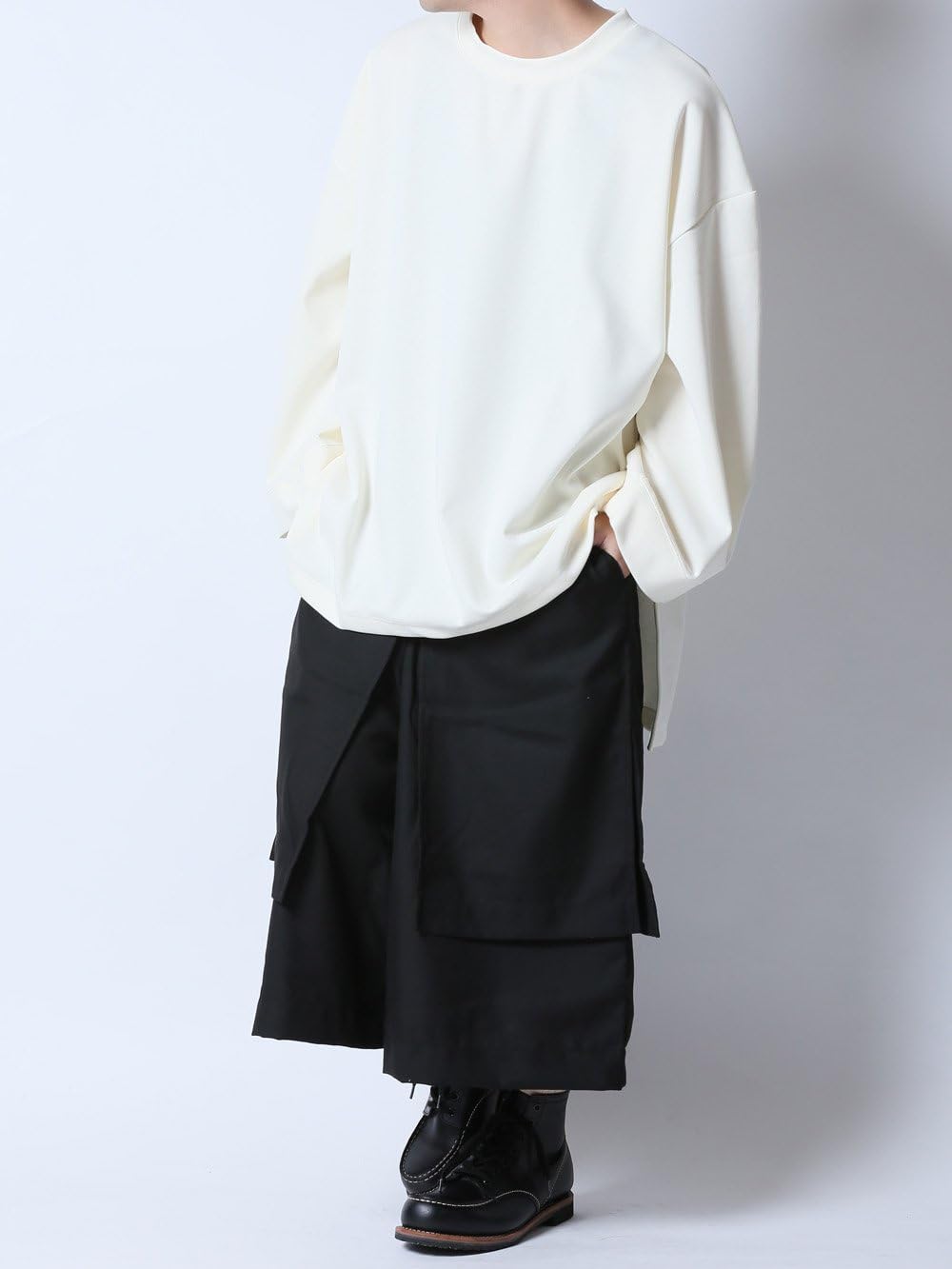 (アズスーパーソニック) AS SUPER SONIC カットソー ビッグシルエット 袖広 ワイドスリーブ メンズ