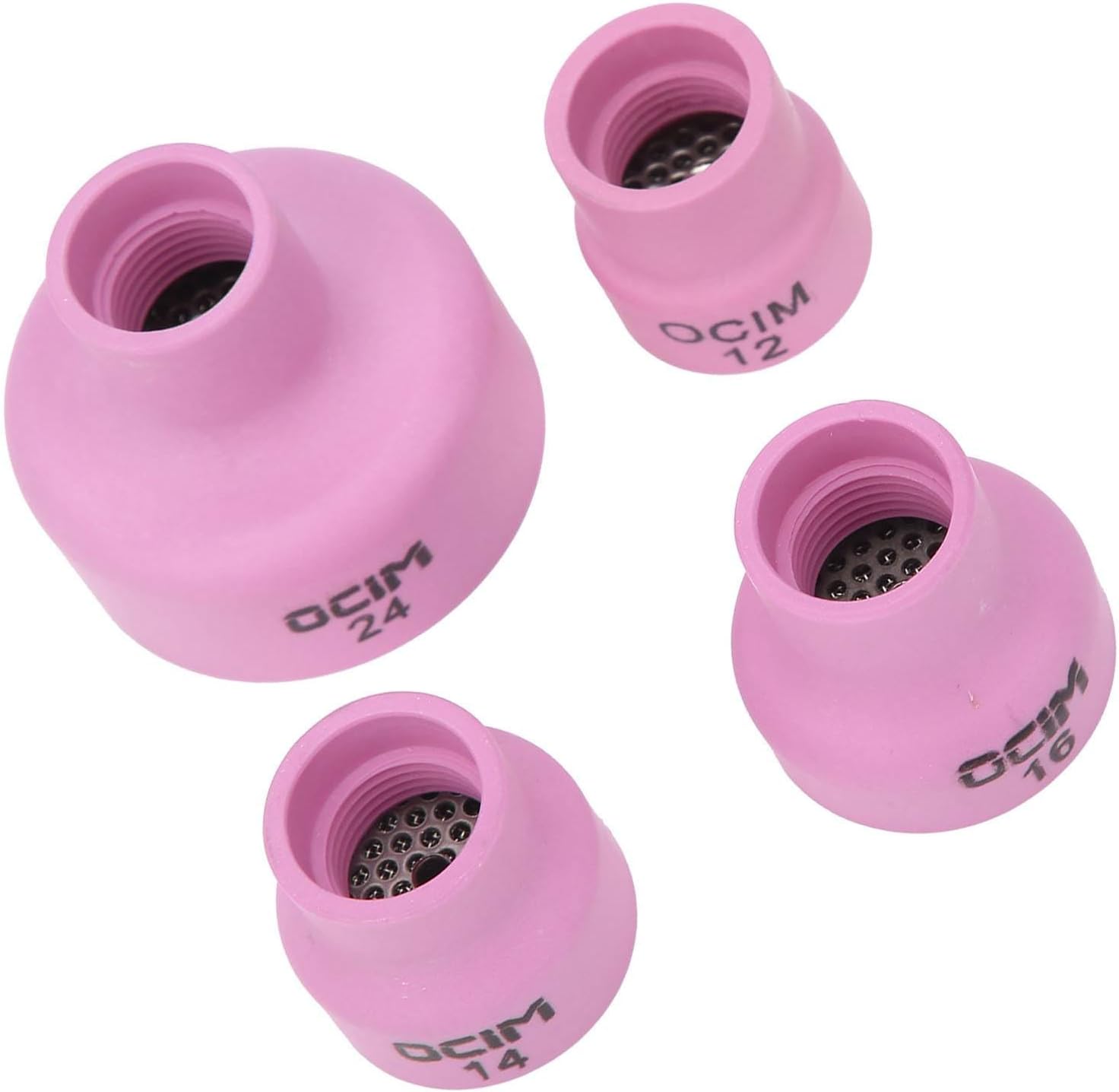 Gas Lens Kit for Welding Torch, Ceramic Welding Cup Set with 1.6mm Alumina, Welding Accessories