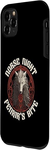 Miniatura 2 de iPhone 11 Pro Max Fenrir Wolf Viking Scandinavian Pride Norsemen Odins Wolf Case