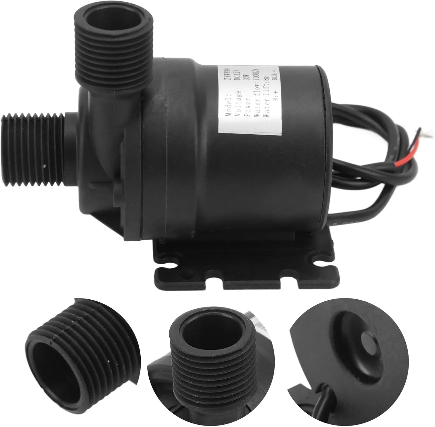 Car Coolant Water Pump For Home Fountain Water Circulation Brushless Pump DC12V Water Low Noise 30W 8m Lift Height Car Parts