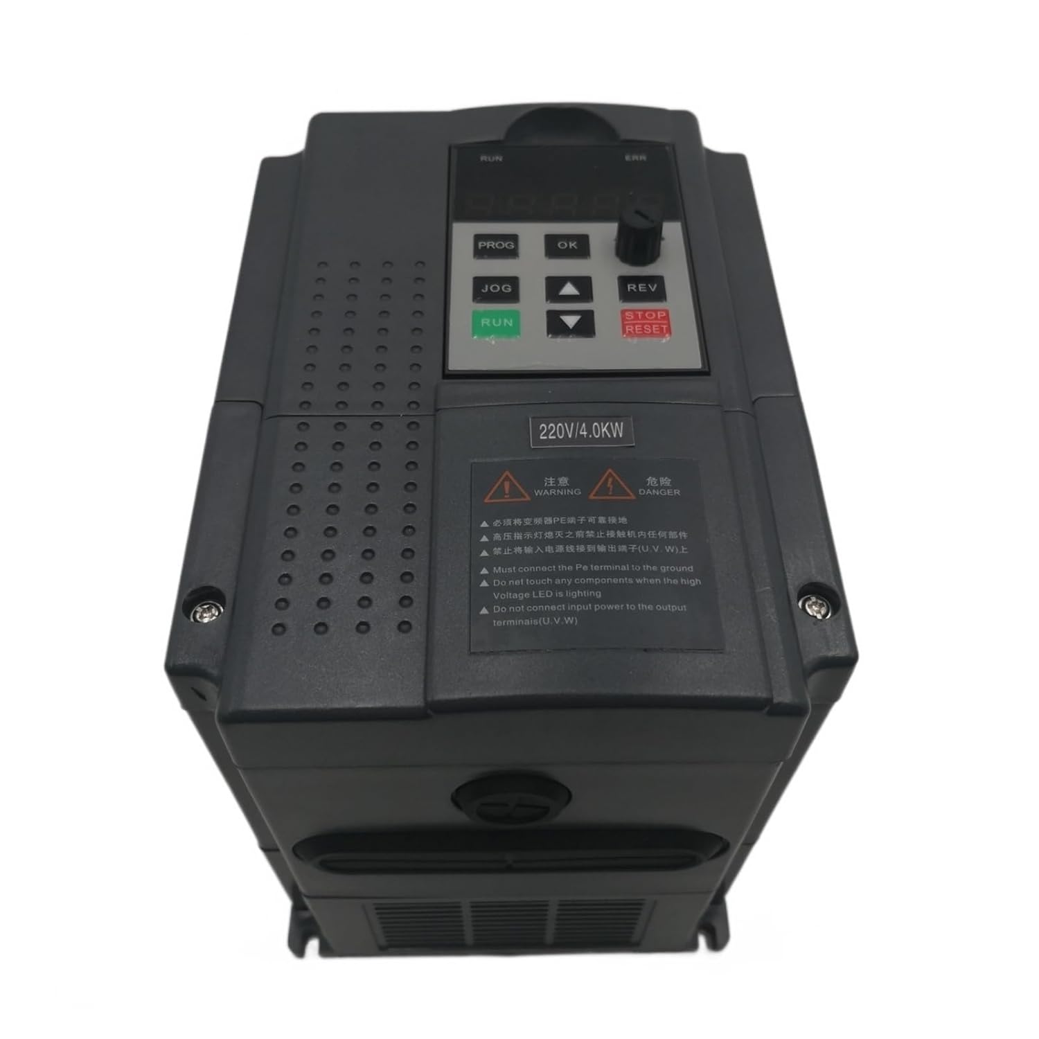 Frequency Converter, VFD 4KW/5.5KW/7.5KW 220 Single Phase Input and Output 3-Phases 220 Frequency Inverter(Brake Resistor)