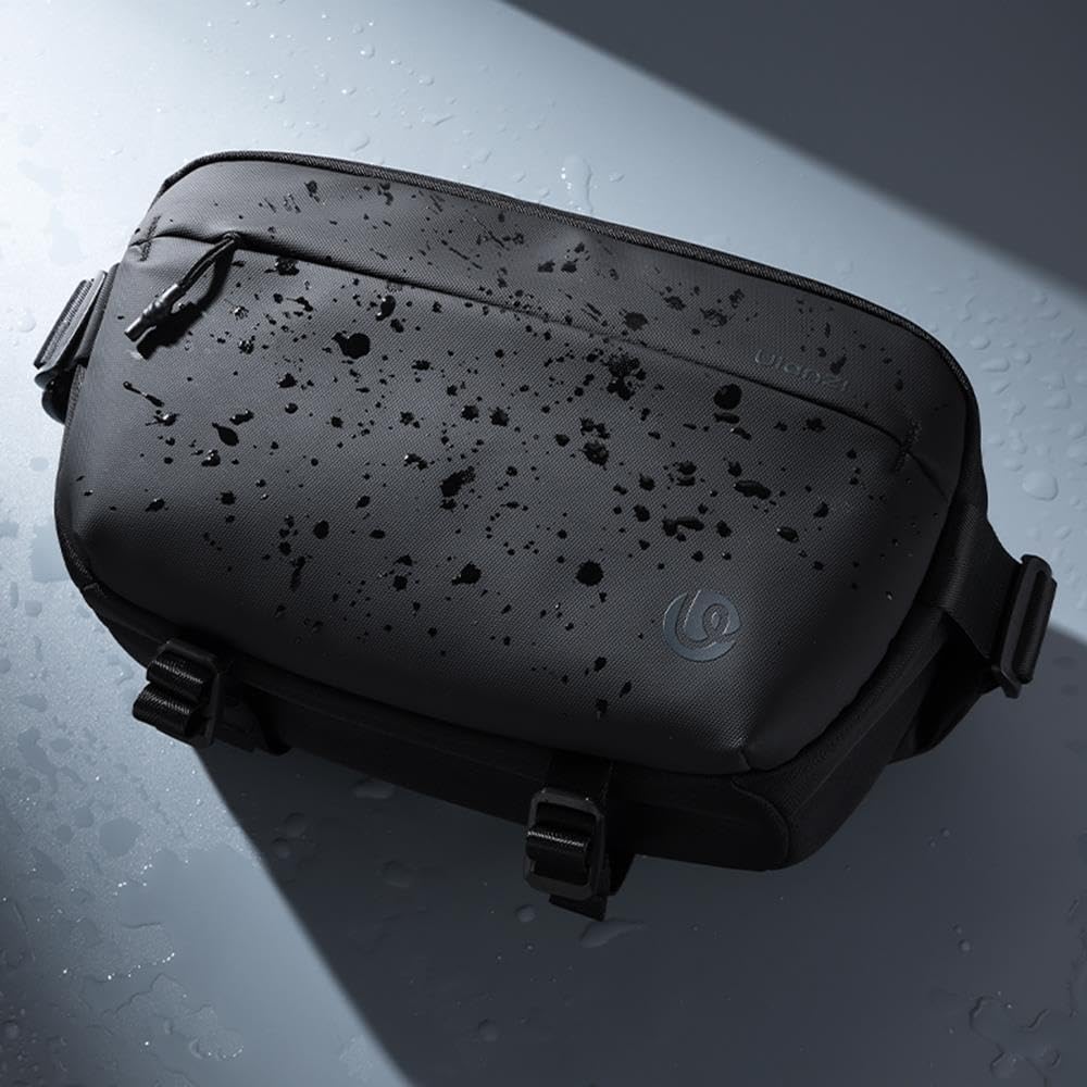 Ulanzi PB038 Sling Travel Bag V2 - Bolsa de viaje con divisor para cámara de 10 litros, para DSLR, GoPro y accesorios, con soporte para trípode, color negro