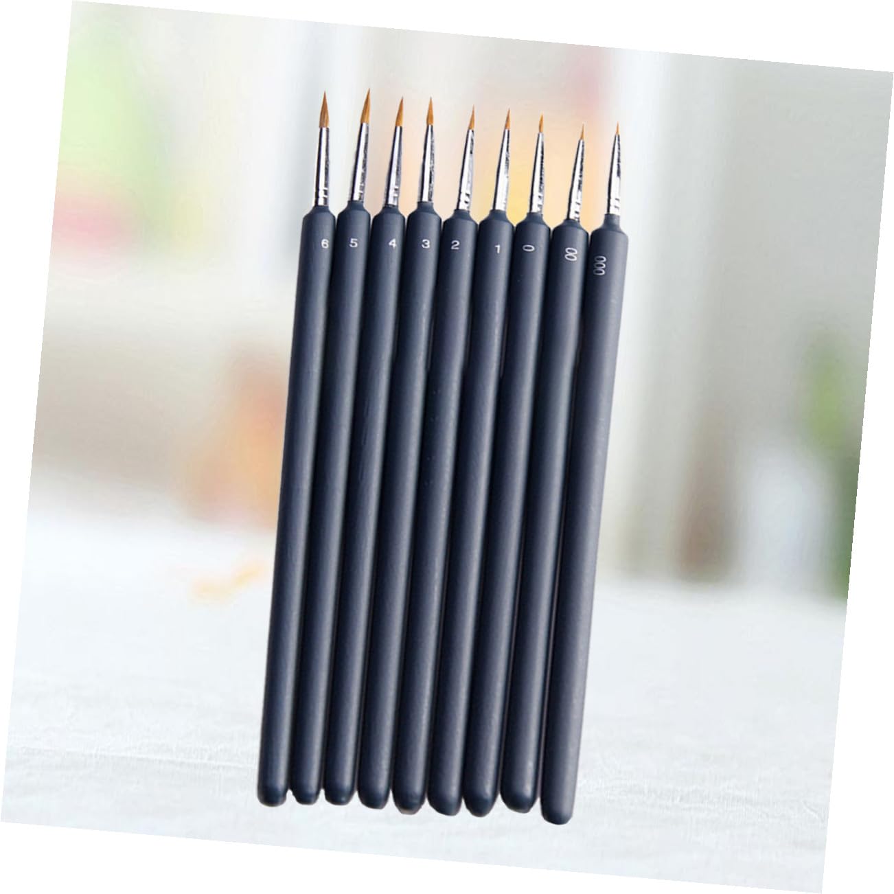 SEWACC 135 Piezas Pluma De Dibujo Lineal Pelo De Pincel De Pintura Pequeño Pincel De Pintura Acuarela Pinceles De Arte En Miniatura Decoración Niños Cepillos para El Cabello
