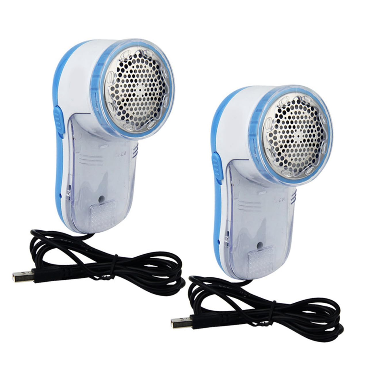 2piezas Recortador De Bolas De Pelo Usb Quitapelusas Para Ropa Alfombras y Cortinas Unidades Quitapelusas Para