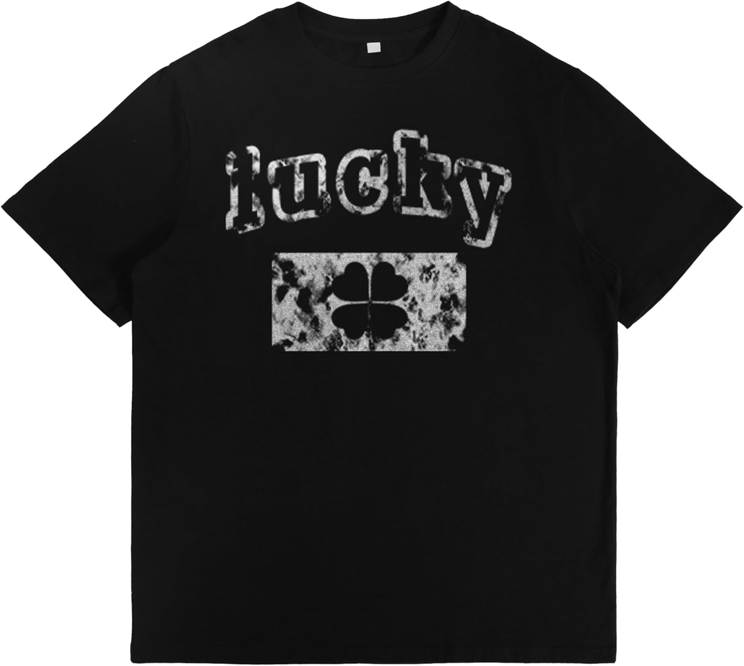 MARSVOVO St Patricks Day Shirt Men Short Sleeve Funny Shamrock Print Cotton Big and Tall T Shirts for Men