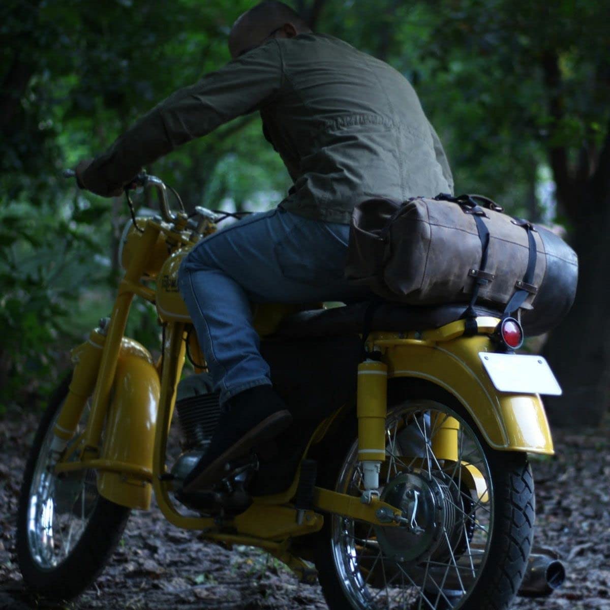 Amazon.co.jp: Trip Machine(トリップマシン)LEATHER MILITARY DUFFEL