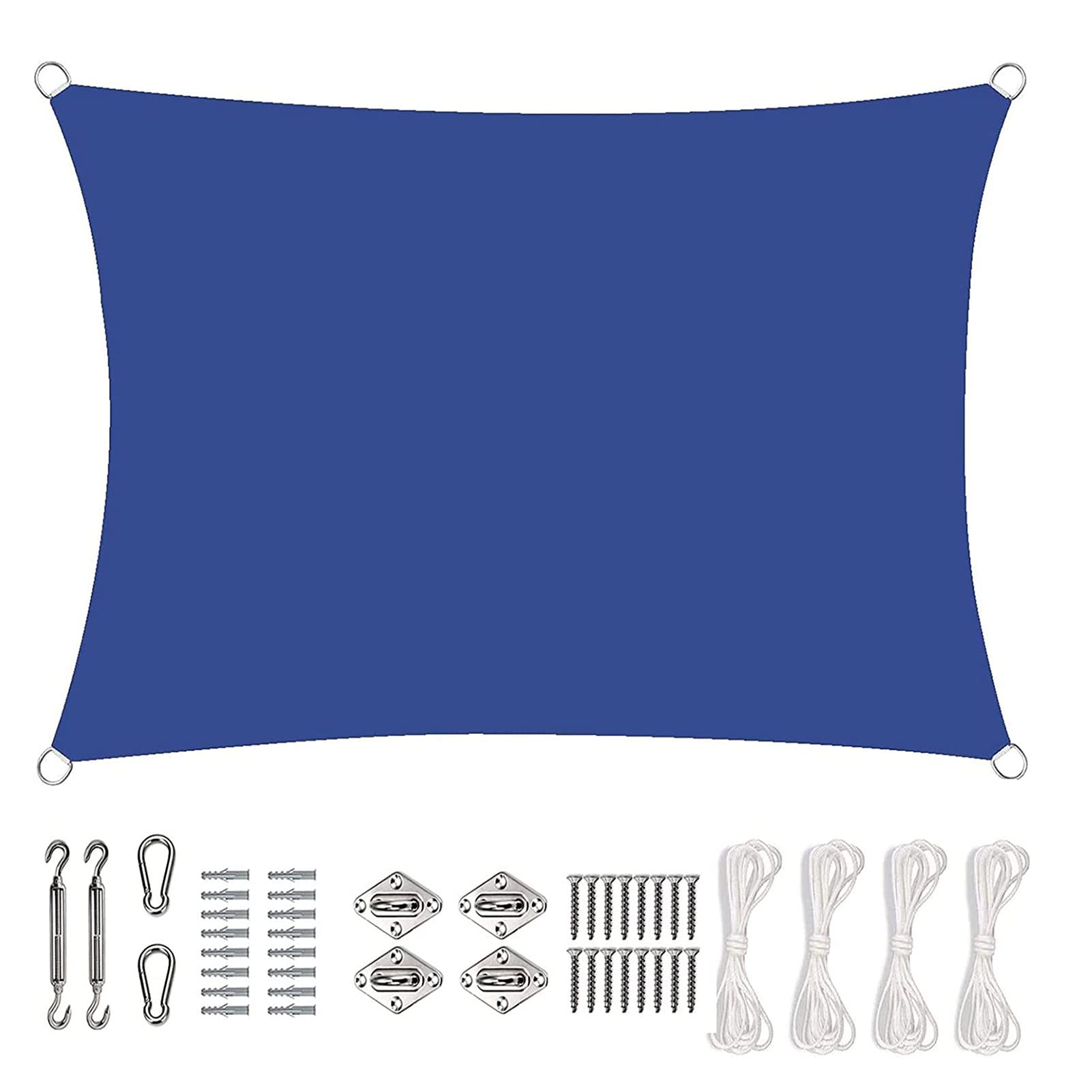 Voile d'ombrage résistant aux UV pour protéger vos repas de famille sur la terrasse et la piscine