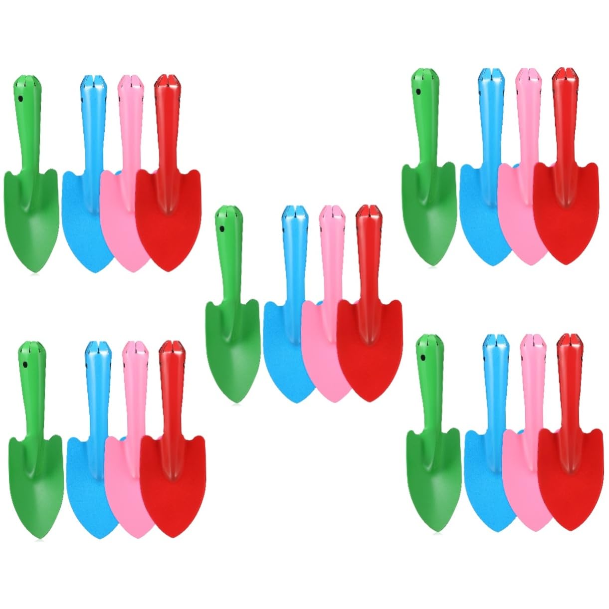 Outils de jardinage pour garçon et fille : kit de 5 sets colorés idéal pour un anniversaire