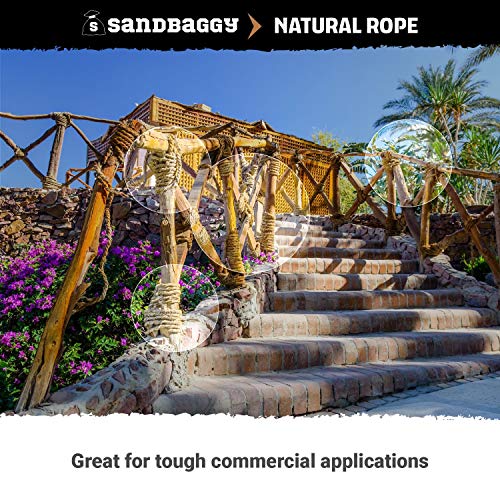 Cuerda de sisal 1/4 pulg x 500 pies para rascador miniatura 4